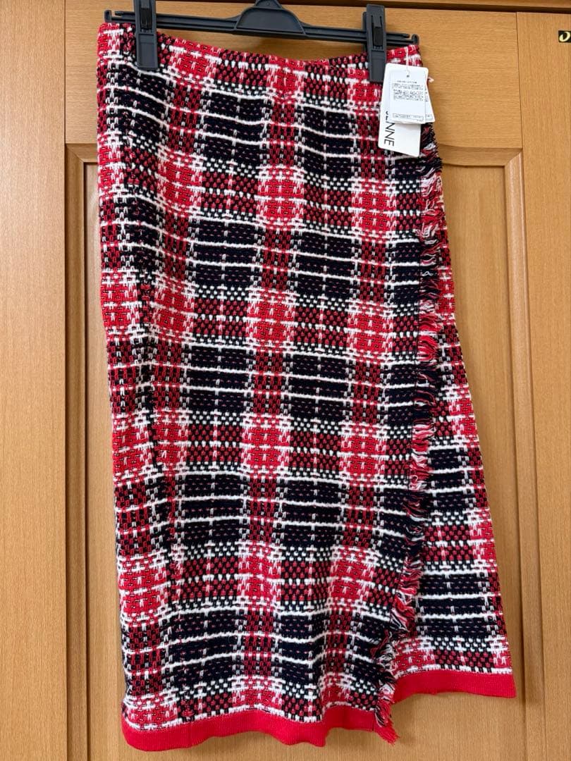 JENNE ジェンヌ ツイード風 ニットスカート 新品、未使用