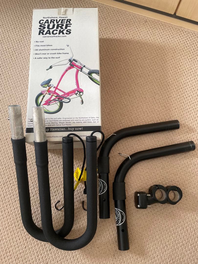 カーバー サーフラック 自転車用 サーフボードキャリア
