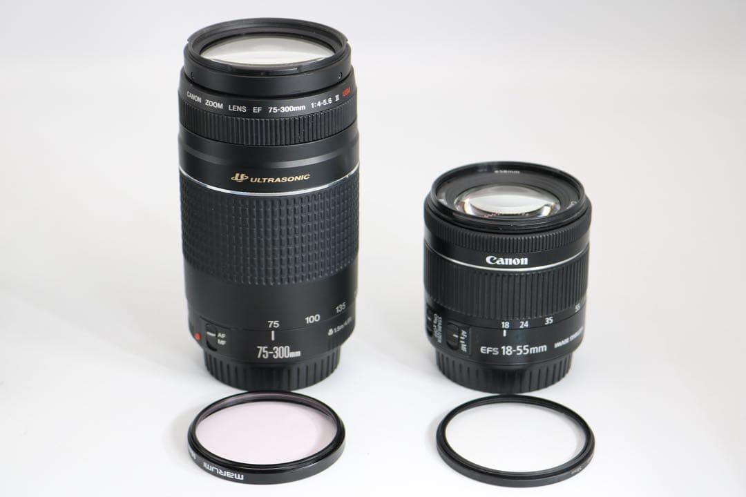 ボディ新品級 【Canon EOS Kiss X10 ダブルレンズセット】