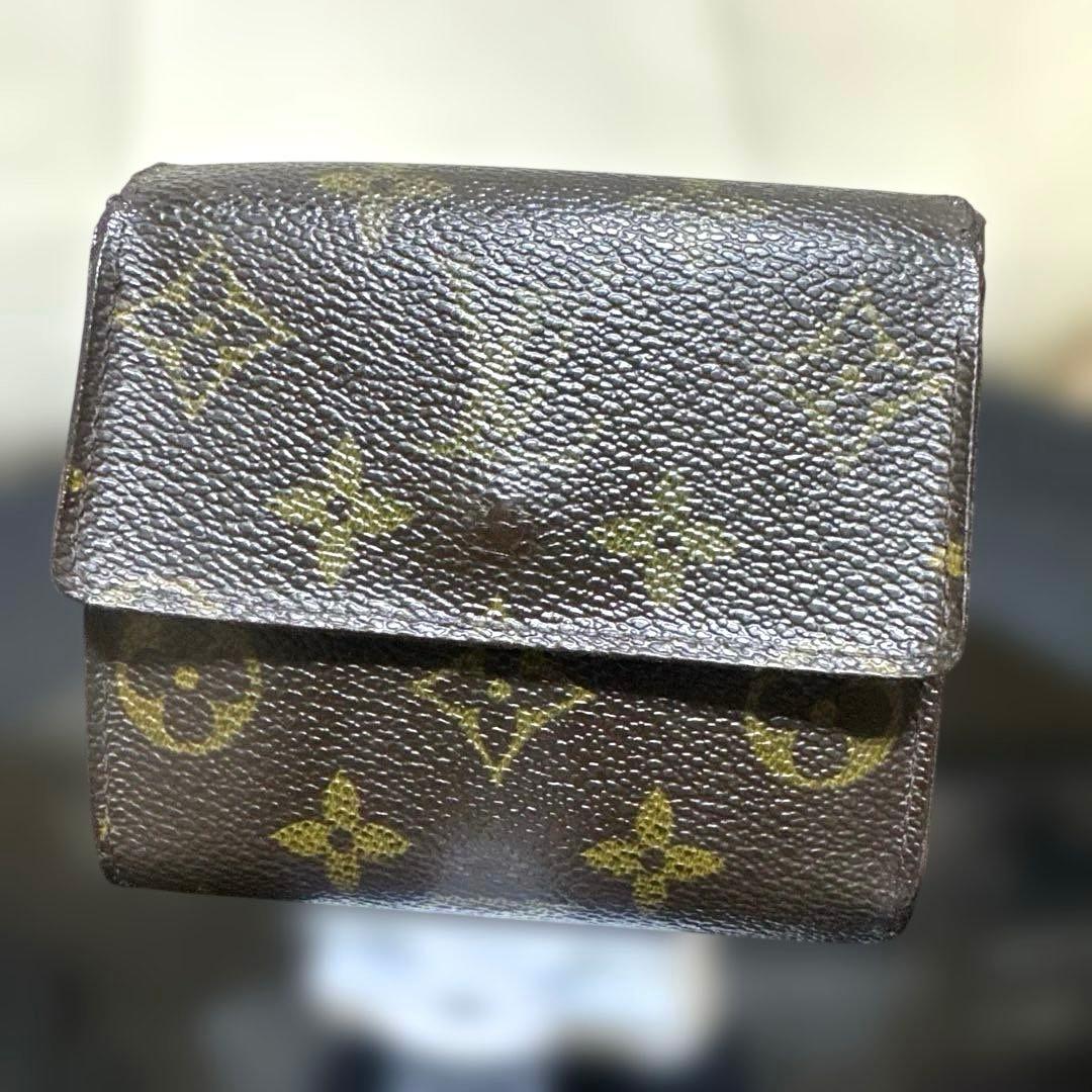 ⑨★在庫セール/良品 ♪モノグラム Wホック折財布