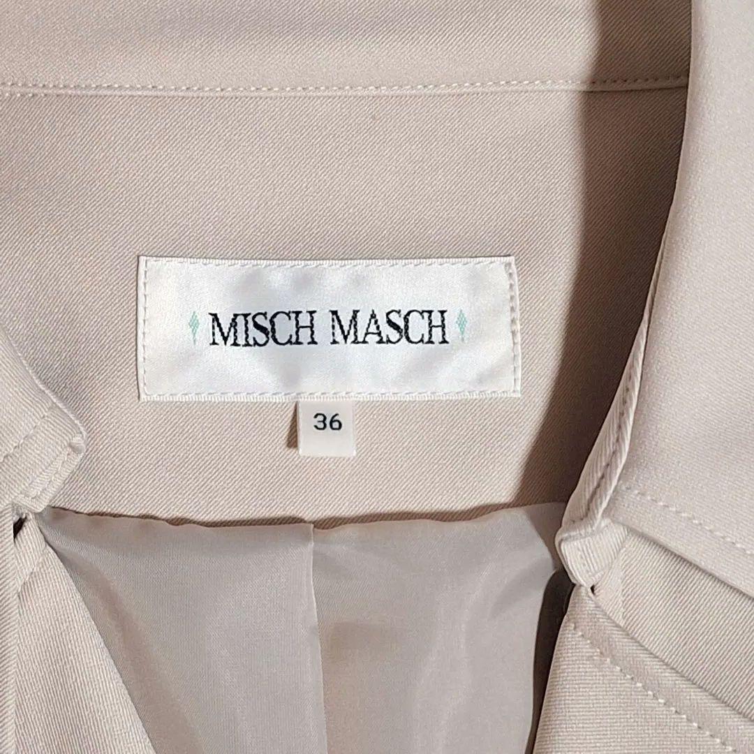 ミッシュマッシュ　サイドプリーツトレンチコート　ベージュ
