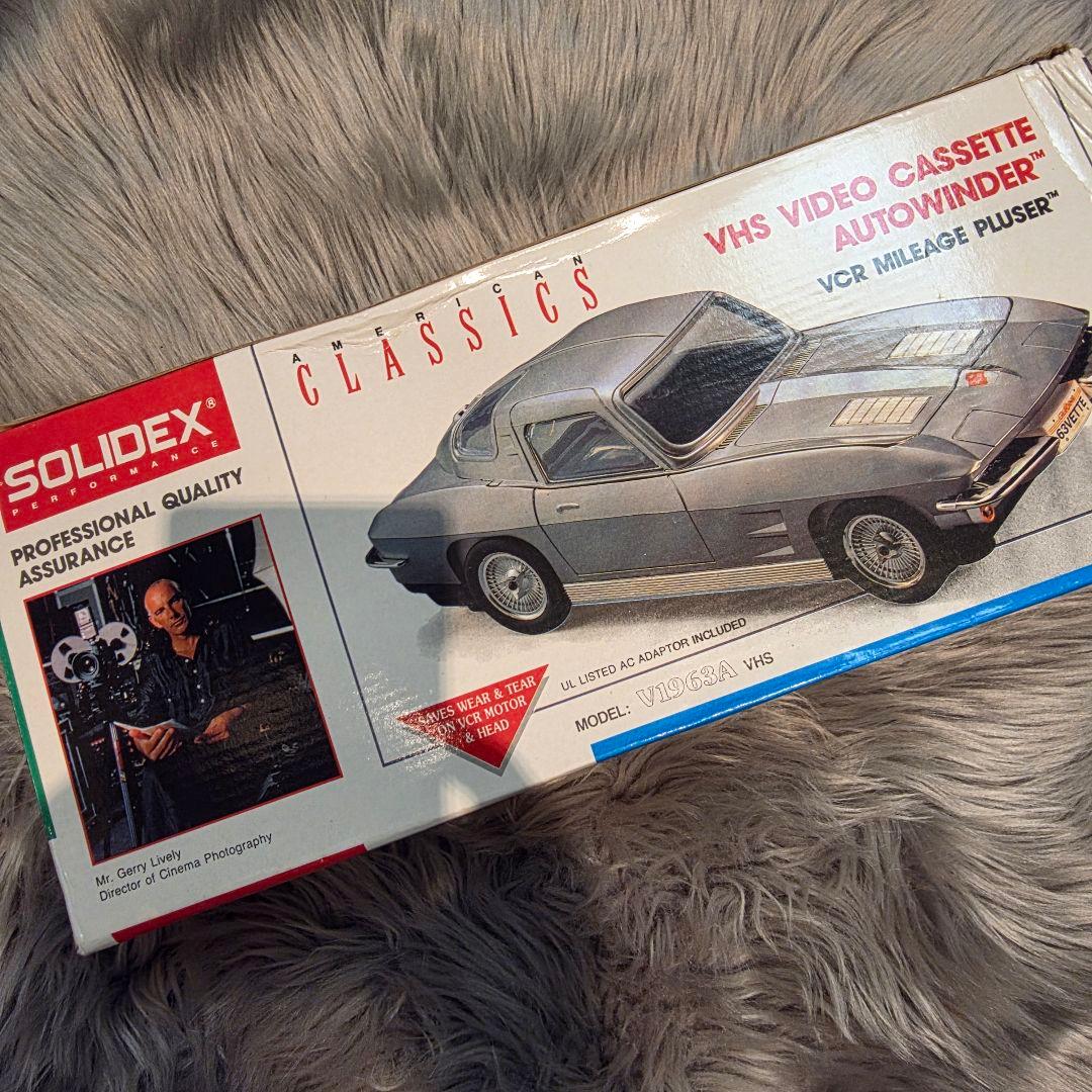 【ビンテージ美品】シボレーコルベット超レア品 ビデオテープリワインダー　赤
