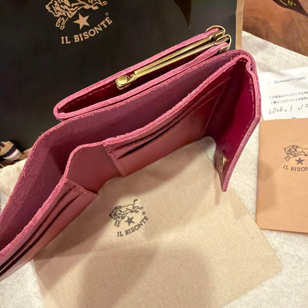 新品未使用　イルビゾンテ　がま口財布　限定