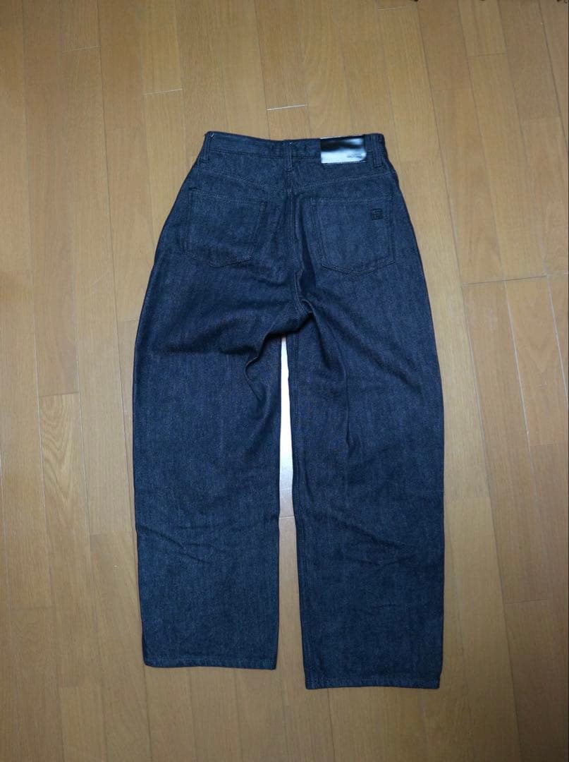パンツ ohotoro loom indigo jeans / s short