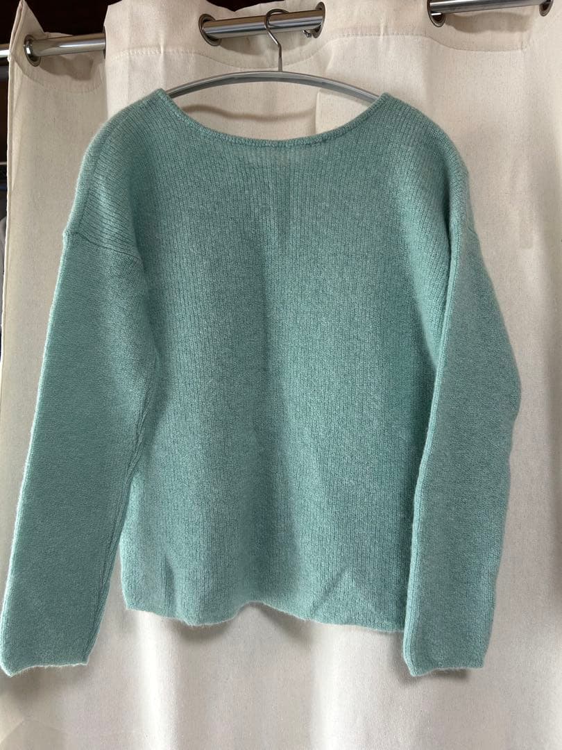 【美品】 Sezane モヘア カーディガン セザンヌ エメラルドグリーン