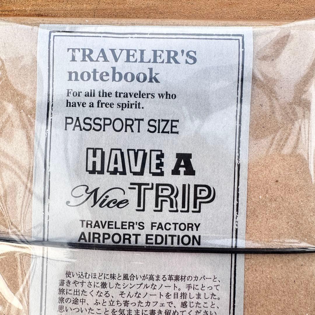 トラベラーズノート パスポートサイズ 成田空港限定
