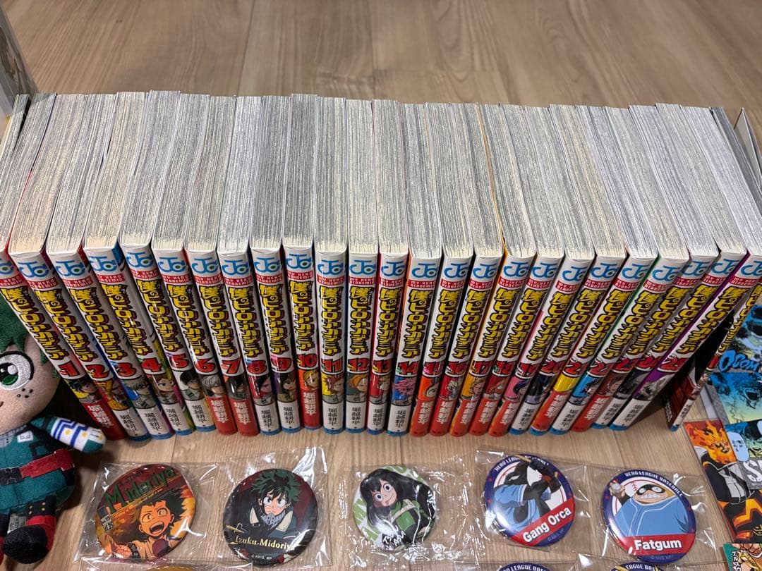 僕のヒーローアカデミア1〜25巻、映画特典冊子、フィギュアなど