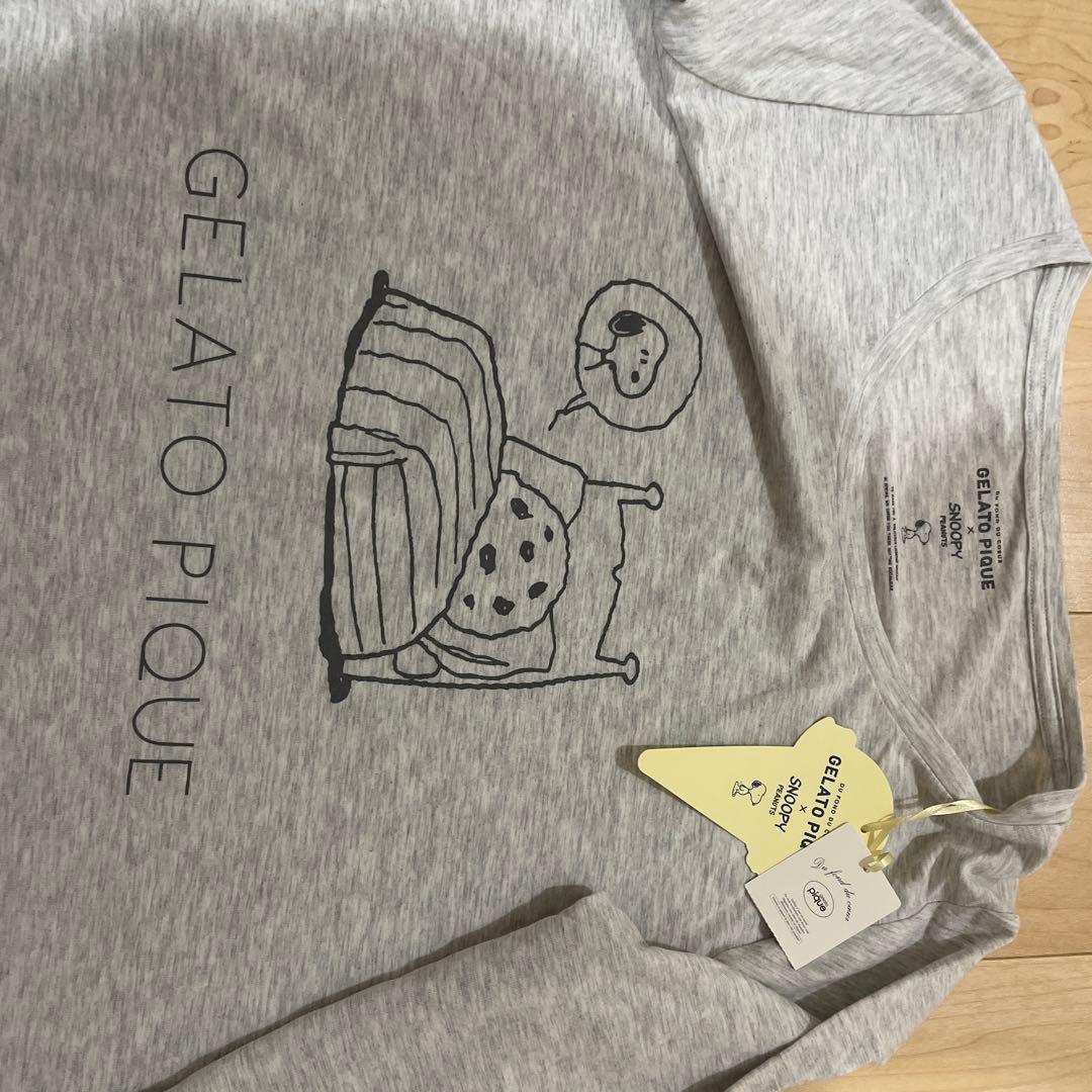 もっちゃ⭐︎　新品　ジェラートピケ　スヌーピー　PEANUTSコラボ