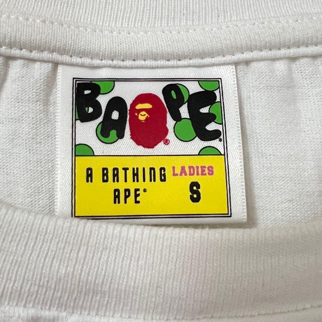 A BATHING APE 半袖Tシャツ ホワイト 白 S
