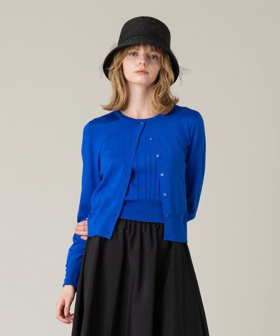 【美品】LOULOU WILLOUGHBY バックフリリー2WAYカーディガン