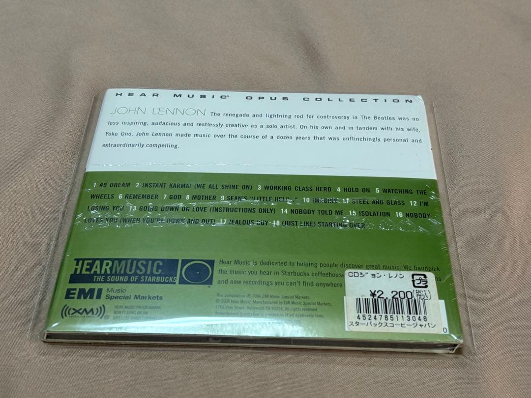 John Lennon - Remember スターバックス限定 CD 新品
