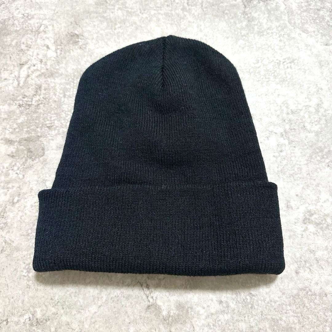 90s NIKE ビッグスウォッシュ ロゴビーニー ニット帽 菅田将暉 ブラック