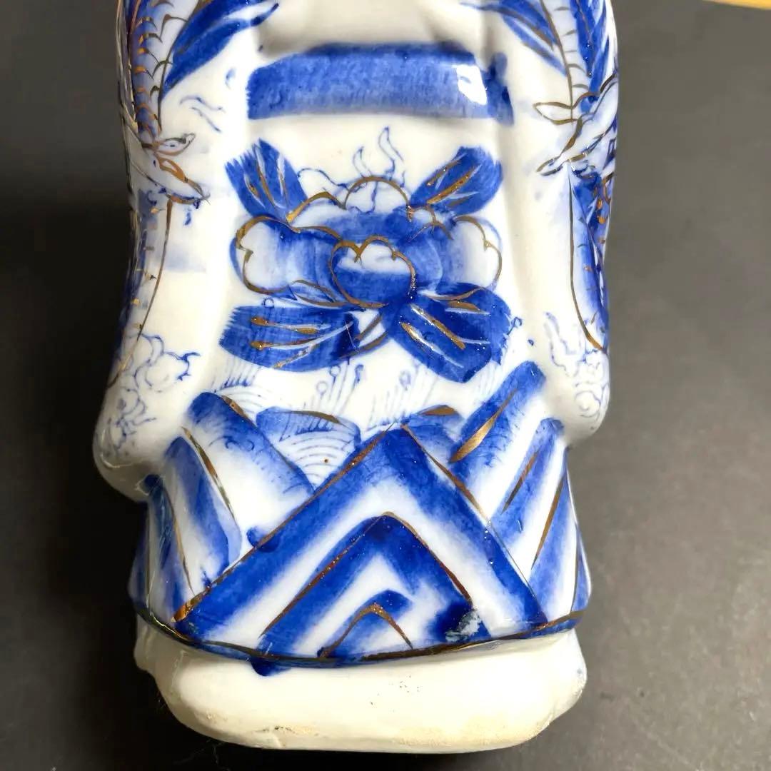 福禄寿三星神　中国　人物　人形　陶器　焼物　縁起物