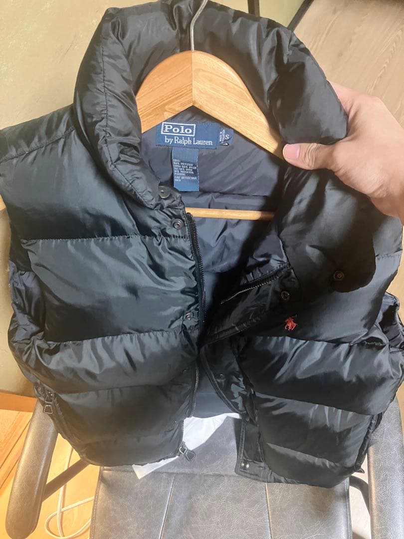 Polo by Ralph Lauren ブラック ダウンベスト S
