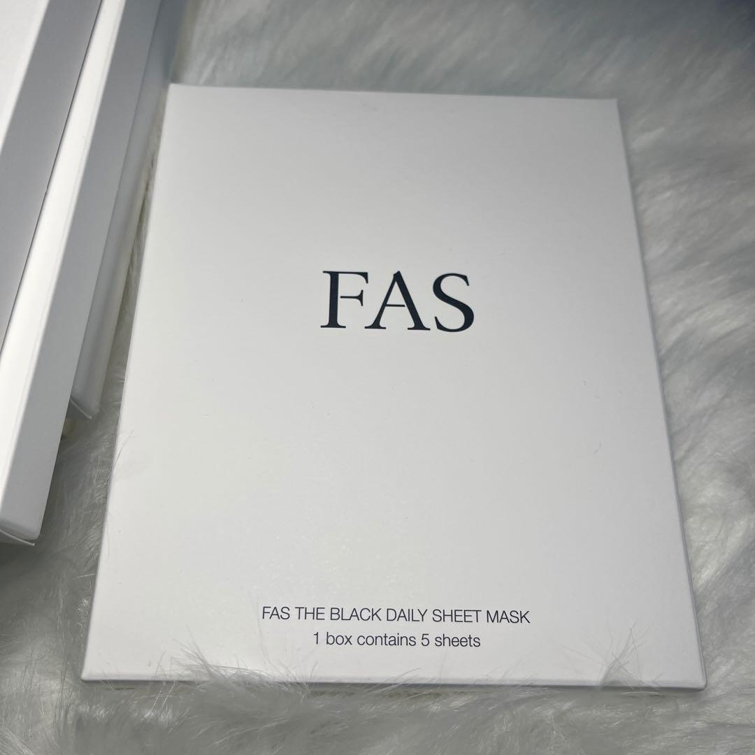 fas ファス　ザブラックデイリーシートマスク　5枚入りx5パック