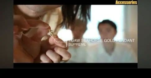 Supreme Seahorse Gold Pendant トップ