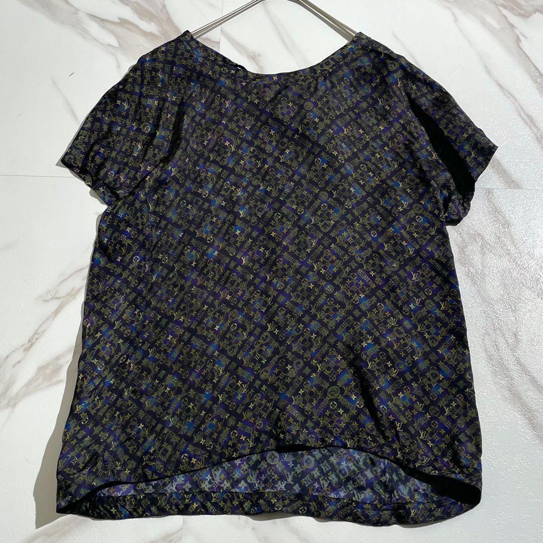 トップス LOUIS VUITTON Mint Monogram Shirt Purple