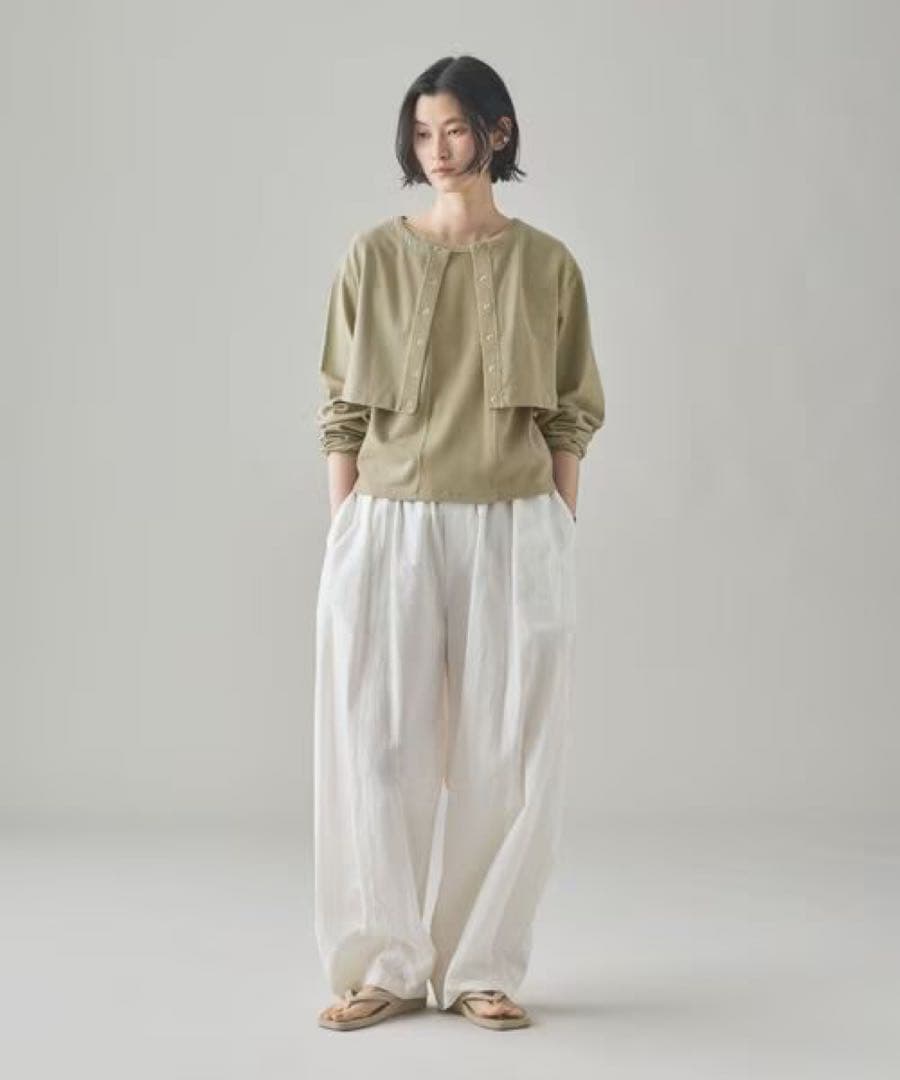 新品　Curensology フェードコンビカーディガン　ノースリーブ　セット