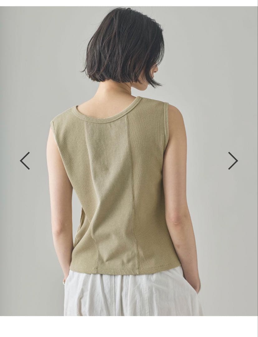新品　Curensology フェードコンビカーディガン　ノースリーブ　セット