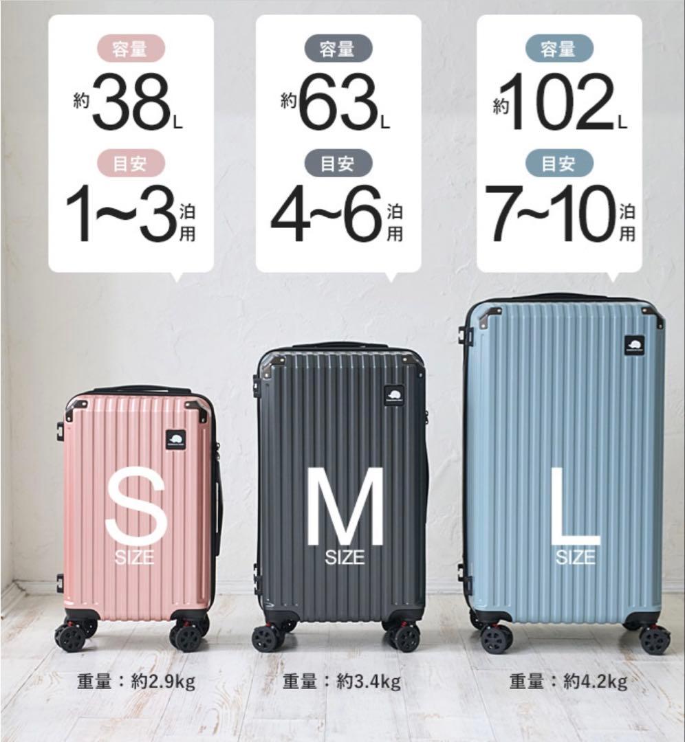 【新品 】スカンジナビアンフォレスト スーツケース Sサイズ アイボリーベージュ