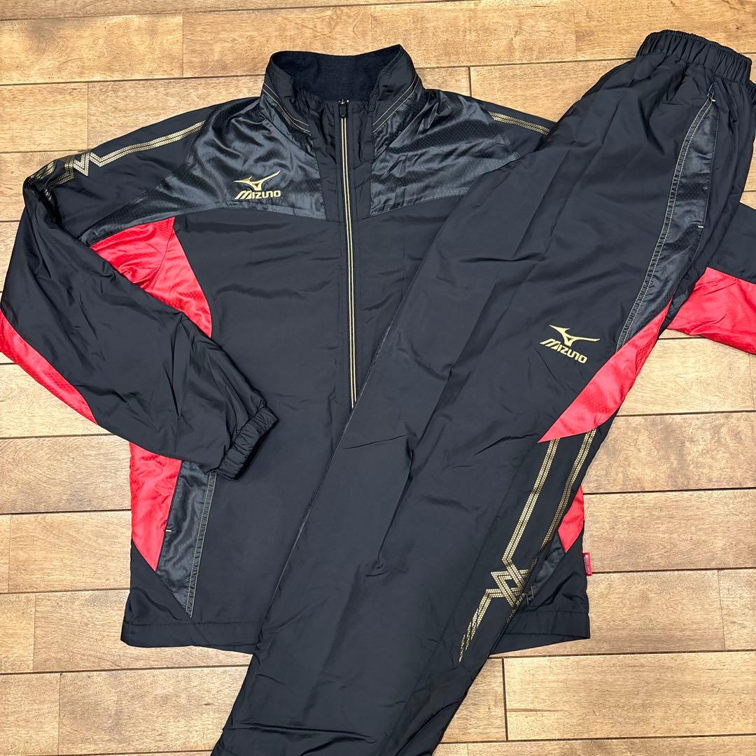 【極美品】ミズノ ブレスサーモ ジャージ上下 セットアップ 中綿 裏起毛 M