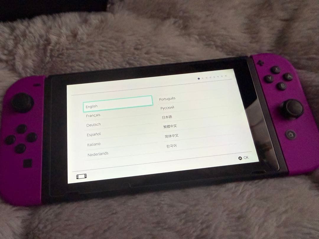 Nintendo Switch 本体と付属品