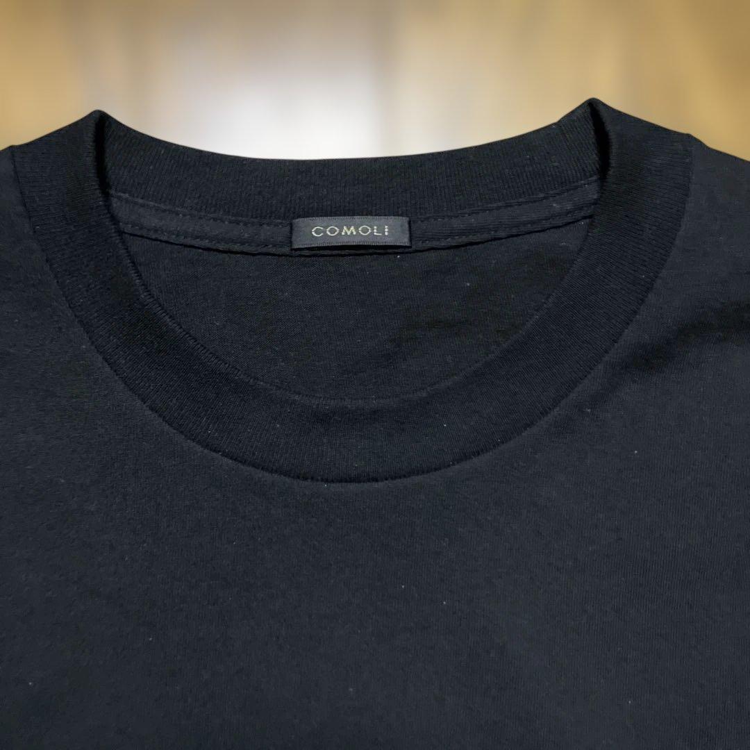 COMOLI 26SS コットンジャージ長袖Tシャツ