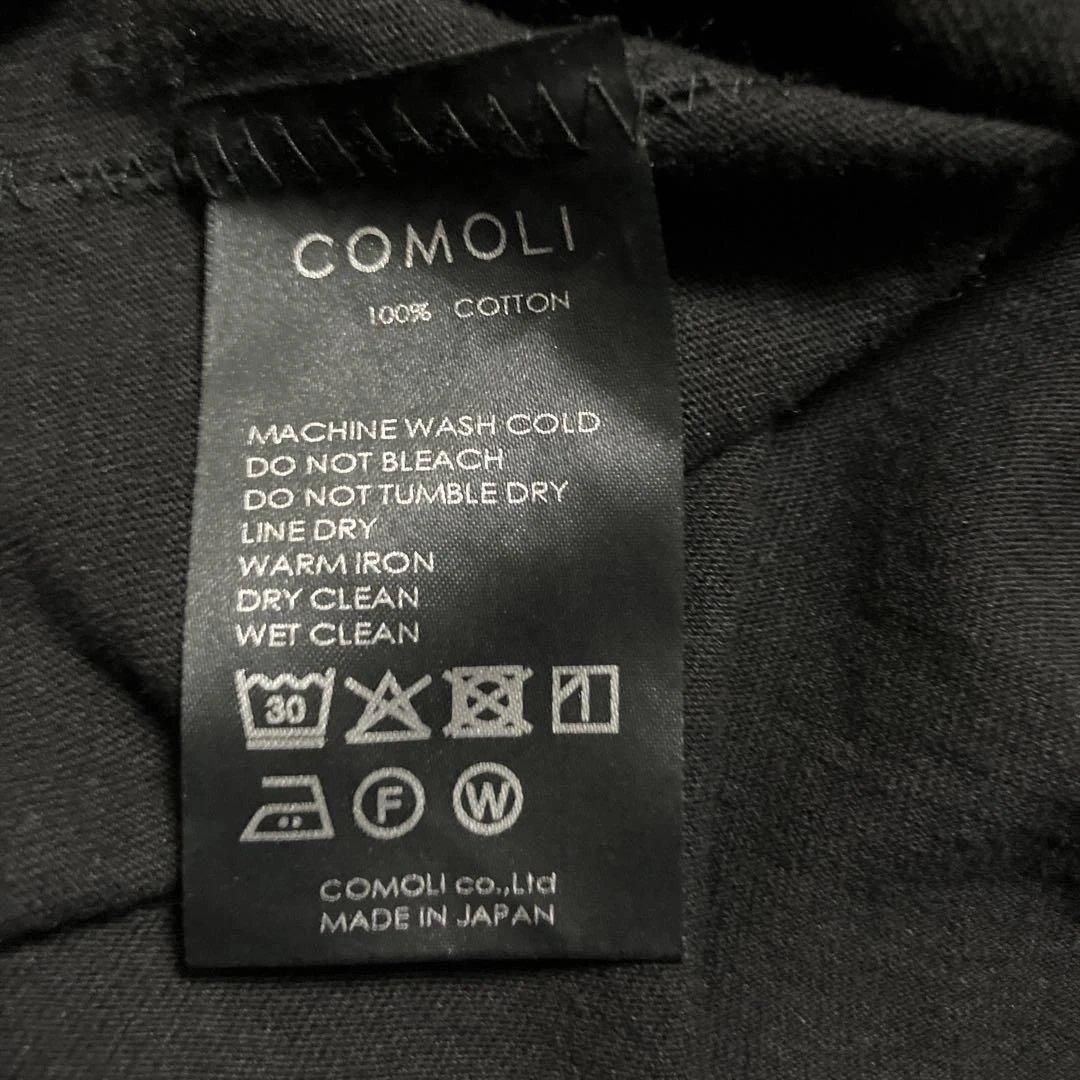 COMOLI 26SS コットンジャージ長袖Tシャツ
