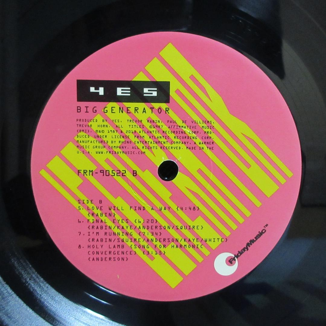 ★YES / BIG GENERATOR★イエス◇Friday Music