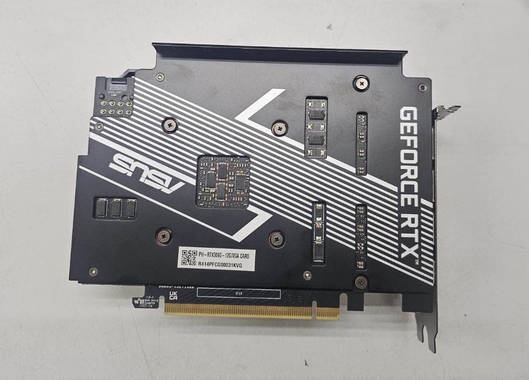 ASUS GeForce RTX3060 12G　グラフィックボード動作品