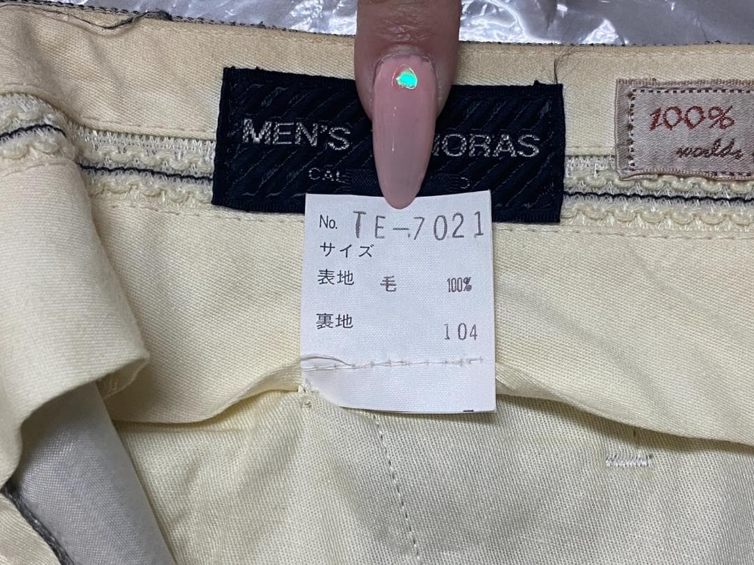 【希少】MEN’S TENORAS ダブルスーツ セットアップ 白×グレー M