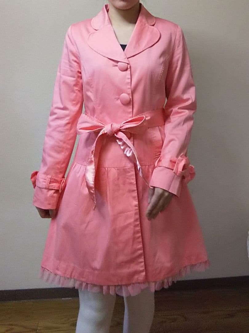 Barbie♡フレンチロリータ ハート襟 トレンチコート ロキエ itimi