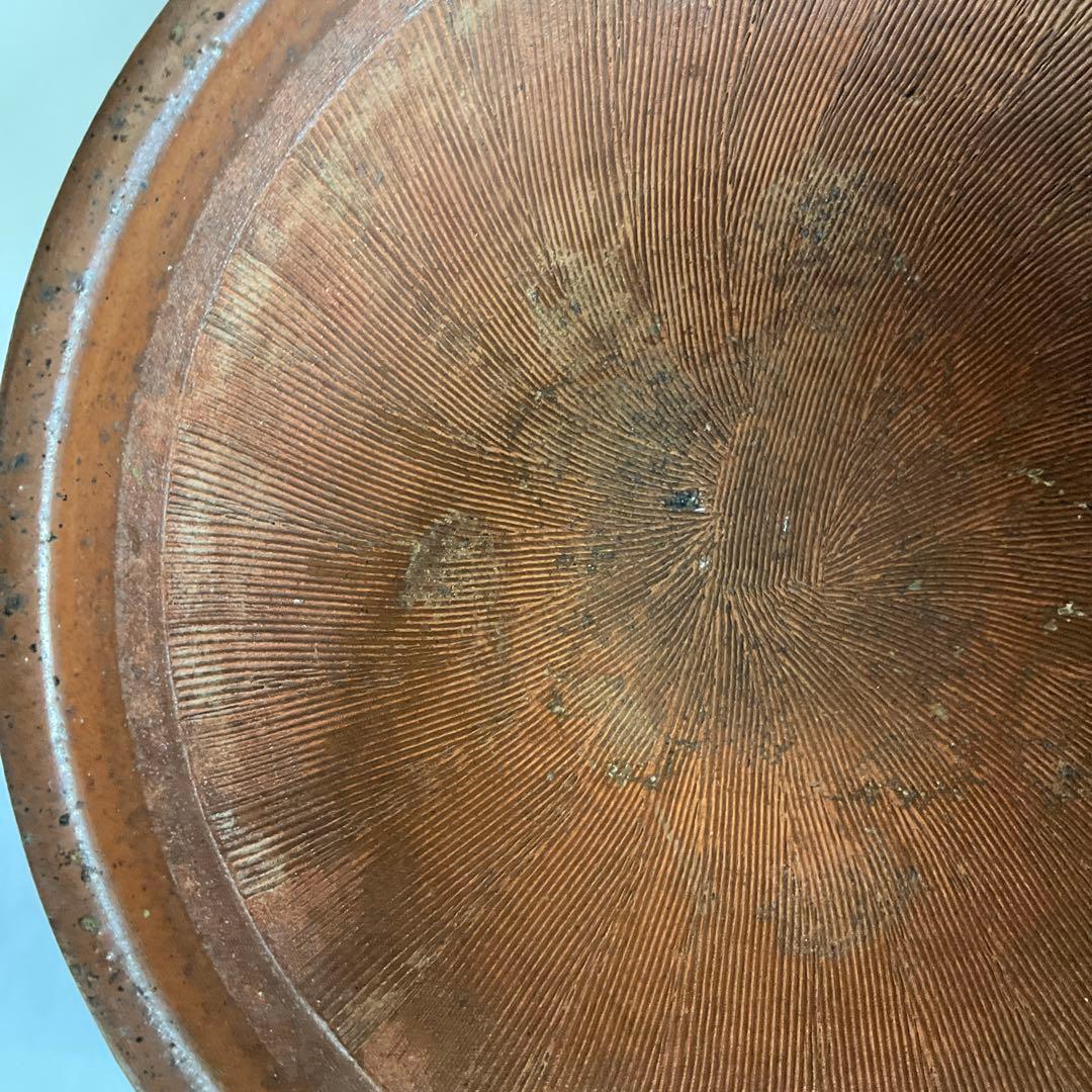 信州上松焼摺鉢　江戸時代後期から明治初期頃　珍品