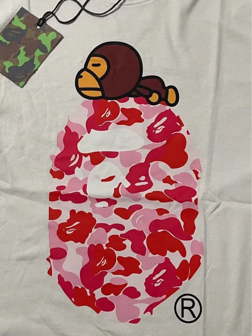 BAPE リップ柄 Tシャツ Mサイズ