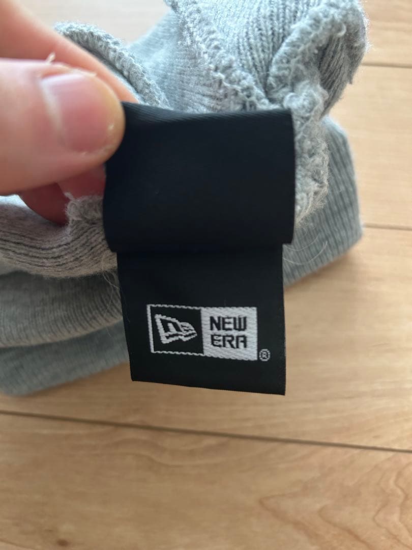Supreme NEW ERA ニット帽　ビーニー　バンダナ　BOXロゴ　グレー