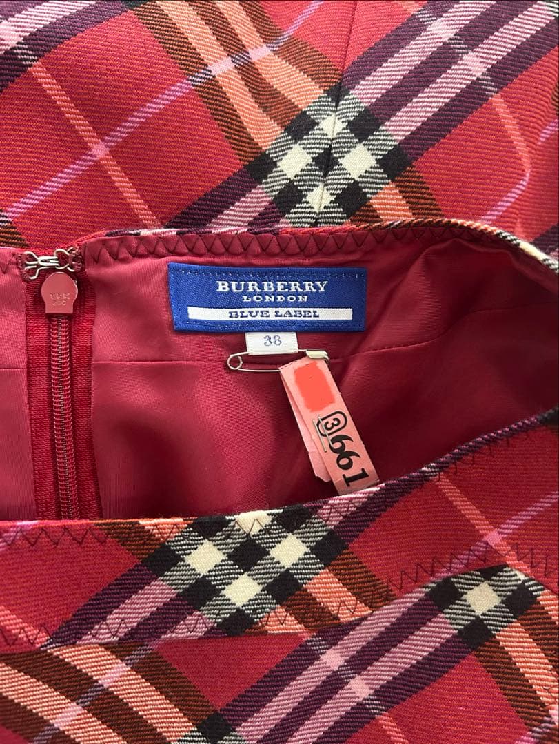 バーバリーブルーレーベル　ワンピース　BURBERRY Mサイズ