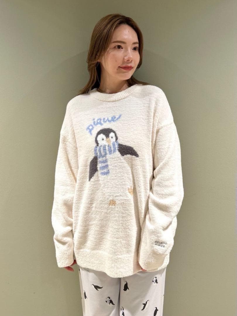 正規品♡新品 ジェラートピケ ペンギンプルオーバー&ロングパンツ 上下セット