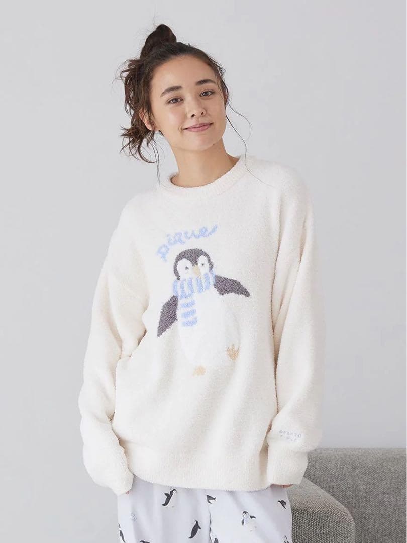 正規品♡新品 ジェラートピケ ペンギンプルオーバー&ロングパンツ 上下セット