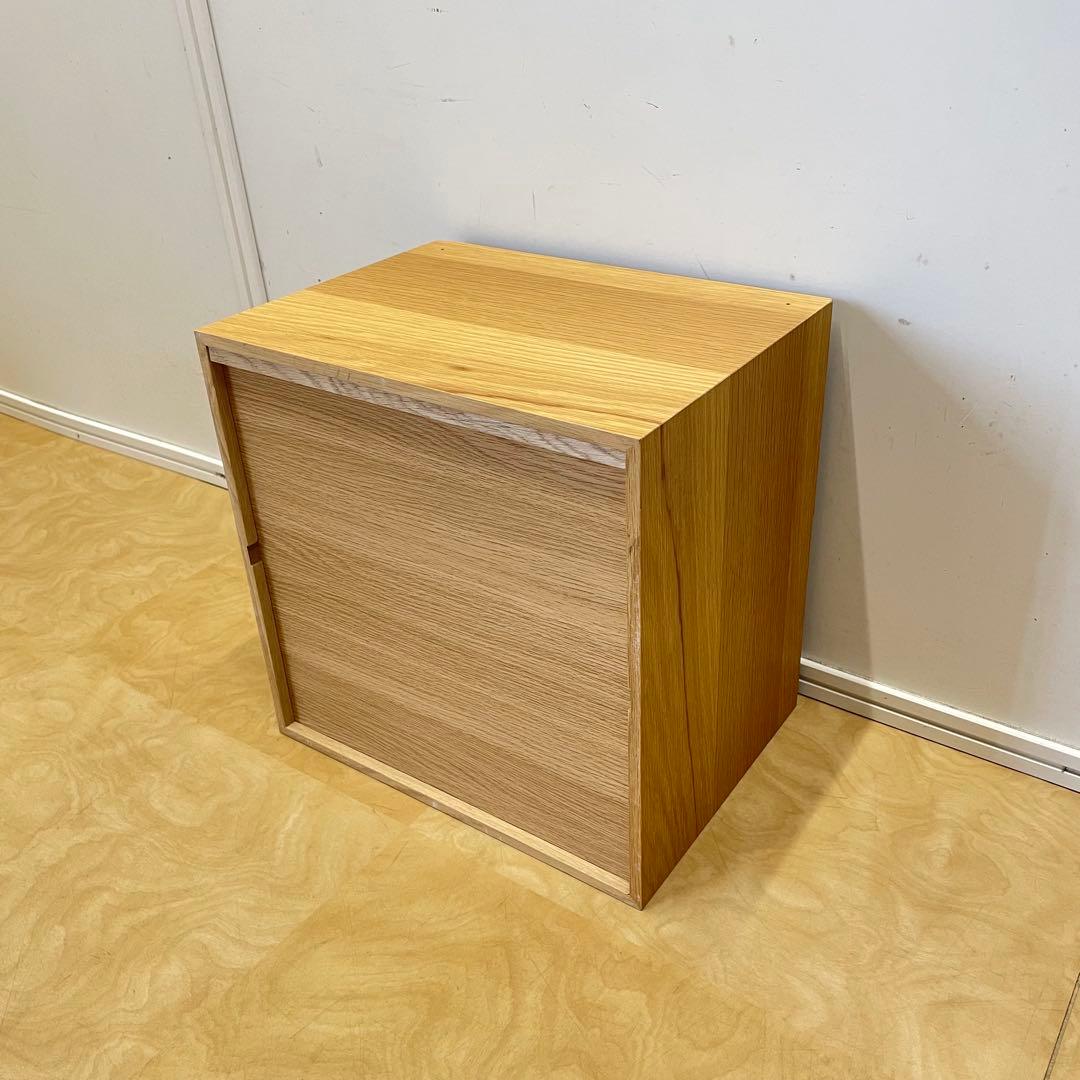 無印良品 オーク材 スタッキング チェスト ２段 引き出し 収納 北欧スタイル
