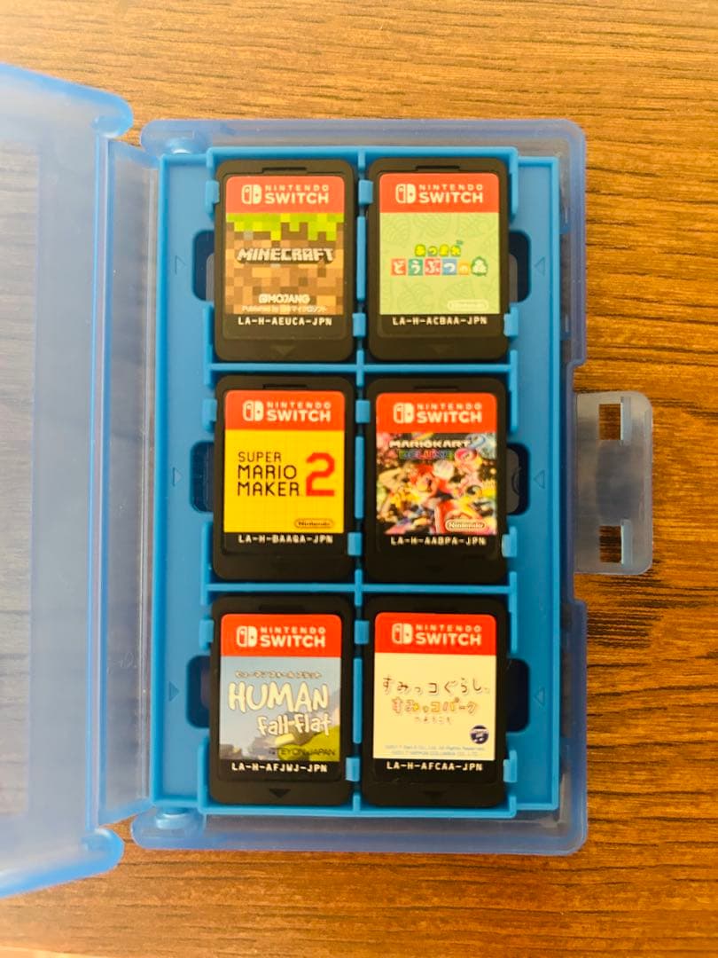 Nintendo Switch ソフト 6本セット 青いケース付