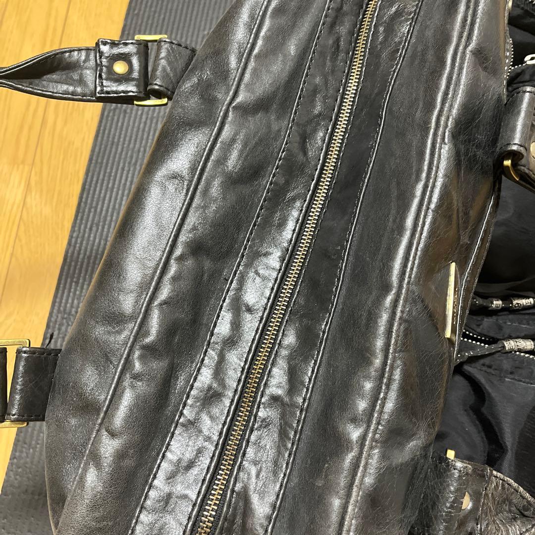 DIESEL　ディーゼル　ボストンバッグ　大容量　　y2k レザー　ヴィンテージ