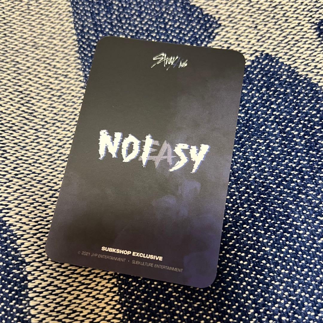 スキズ NOEASY Subk 特典 フィリックス トレカ