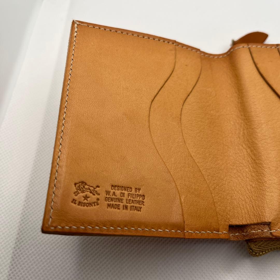 【極美品】IL BISONTE イルビゾンテ　財布　ウォレット　ラウンドジップ
