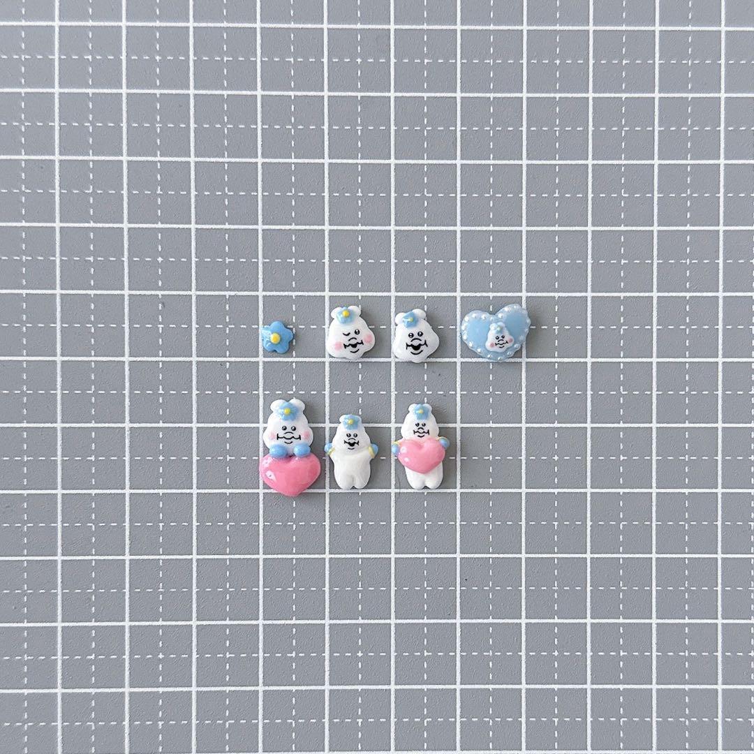 《 んぽちゃむ 》ネイル 3Dパーツ