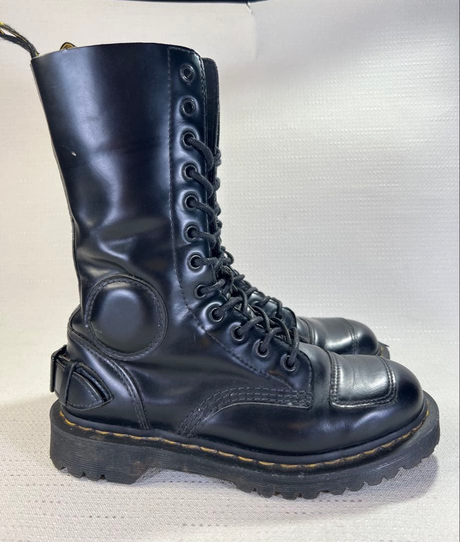 UK5_24cm Dr.Martens NEILSON 12ホールブーツ 黒