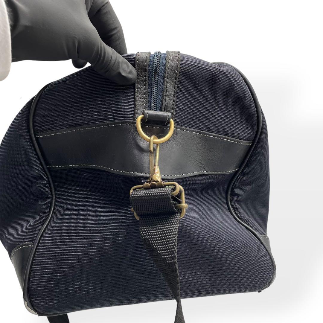 良品　Burberry バーバリー　ボストンバッグ　ダークネイビー　2way