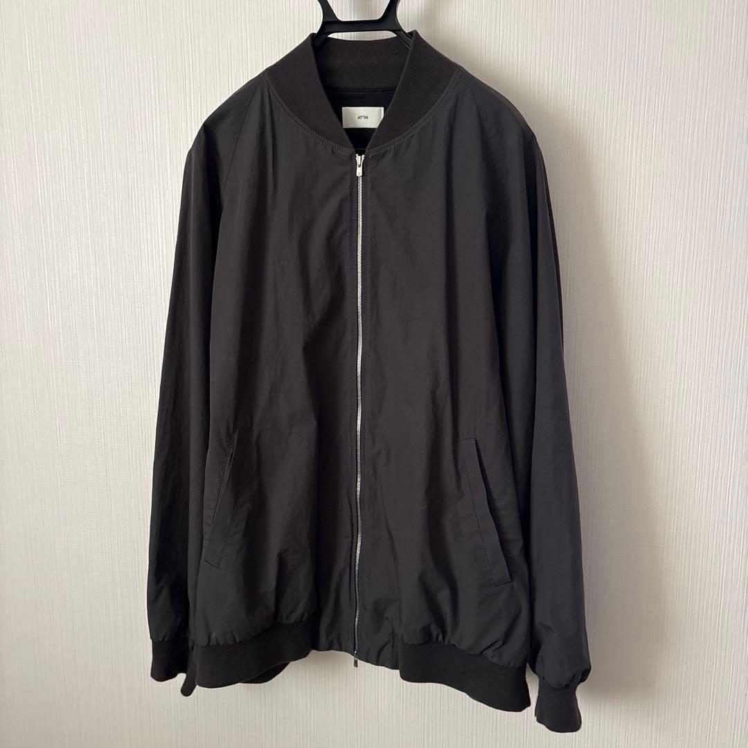ジャケット・アウター ATON KYOTO TSURIZOME COTTON FLIGHTJACKET
