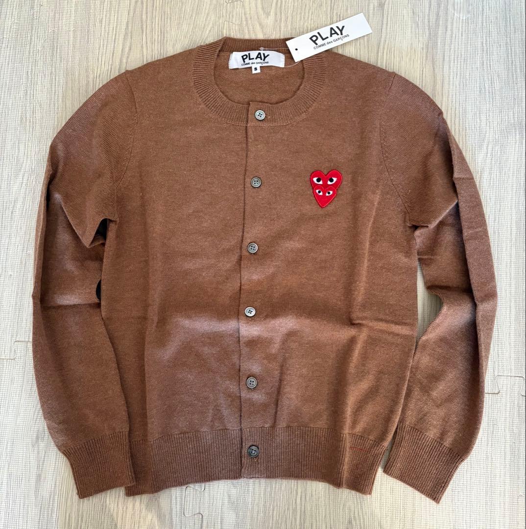 PLAY COMME des GARCONS カーディガン ロゴ