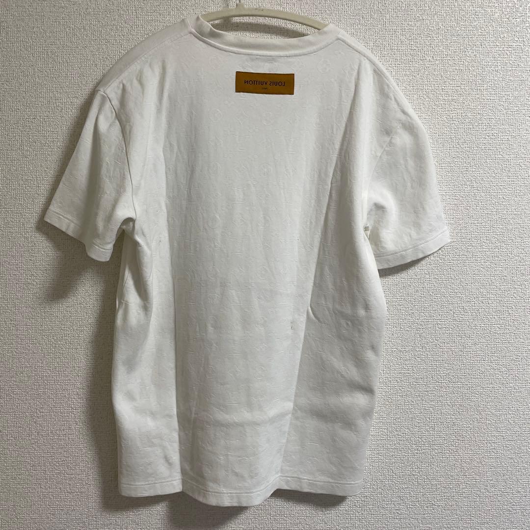 LOUIS VUITTON Tシャツ 総モノグラム柄　ビーズ