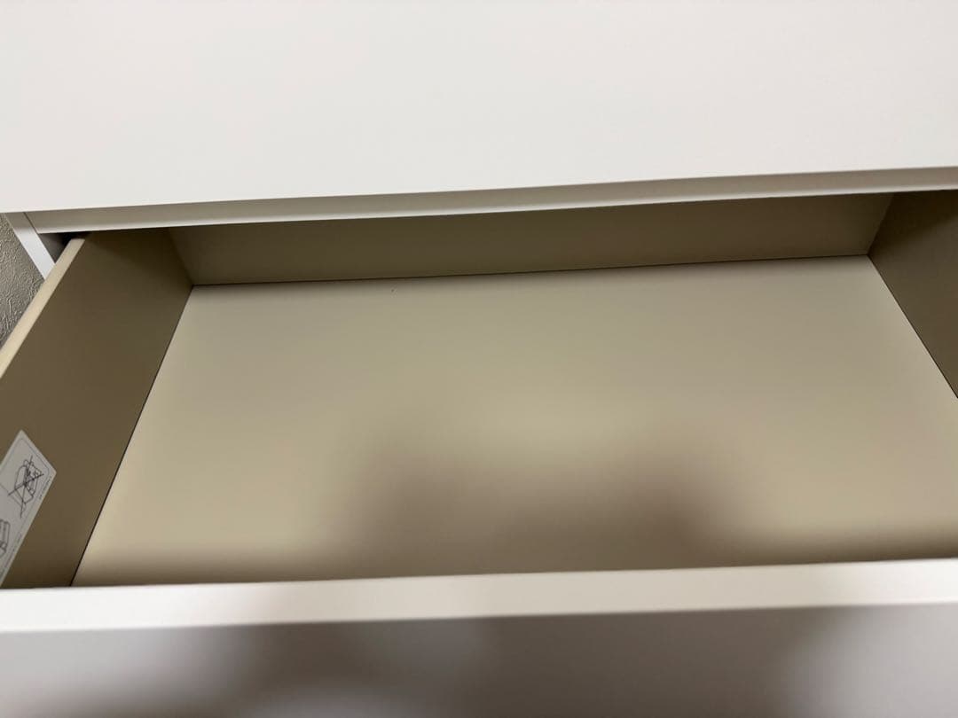 IKEA　マルム　ホワイト 3段チェスト